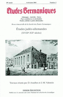 Etudes germaniques, no 02, 2004
